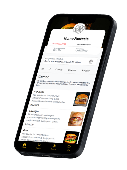 Cardápio digital premium com domínio próprio, pagamentos online e programa de fidelidade para restaurantes