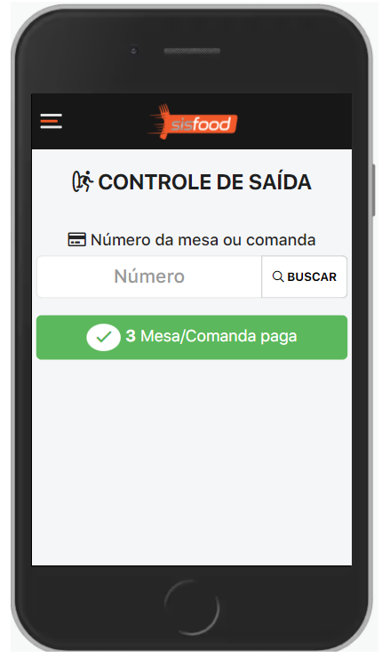 Sistema anti-calote para bar - controle de saída de mesa paga